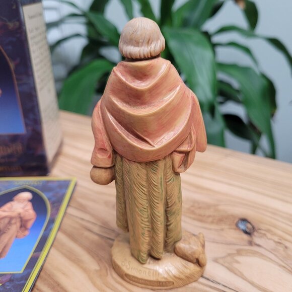 Vintage Fontanini Abraham Christmas Nativity Figurine with Box & Story Card - Picture 3 of 5